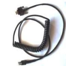 ZEBRA - CBA-UF2-C09ZAR - Câble - blindé USB : série a connecteur verrouillable pour vc70, 9', spiralé, -30c