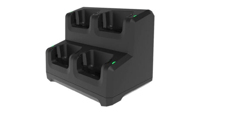ZEBRA - CRD-EC5X-4SCOL-01 - Station de charge Zebra, 4 fentes, verrouillage