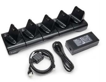 ZEBRA - CRD-MPV-5SC2UK1-01 - Station de charge Zebra, 5 emplacements, UK