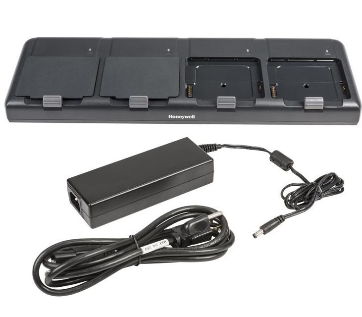 HONEYWELL - CT50-QBC-2-R - Station de charge de batteries Honeywell, 4 emplacements