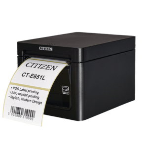 CITIZEN - CTE651XNEBXL - Citizen CT-E651L, 8 pts/mm (203 dpi), massicot, USB, noir