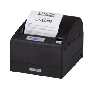 CITIZEN - CTS4000DCRSEBK - Citizen CT-S4000, USB, RS232, 8 pts/mm (203 dpi), massicot, noir