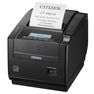 CITIZEN - CTS801IIIS3NEBPXX - Citizen ct-s801iii, 8 pts/mm (203 ppp), massicot, USB, noir