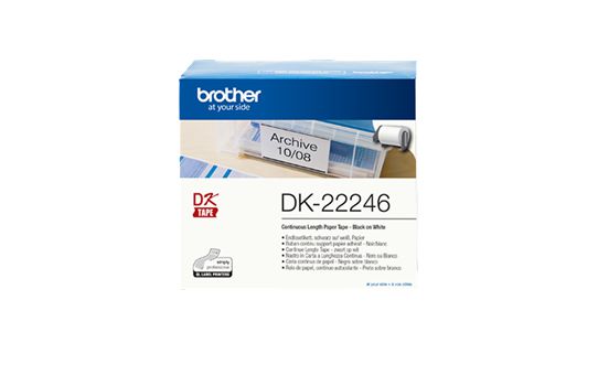 BROTHER - DK22246 - Papier continu blanc 103mm grand:30.48m