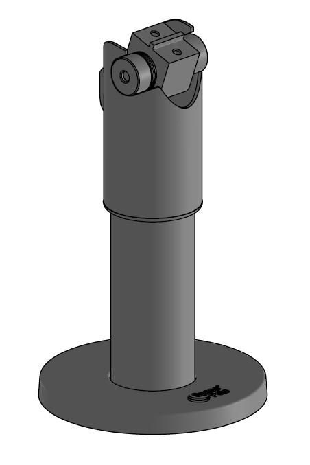 ERGONOMIC SOLUTIONS - DTP101-32 - SP1 DuraTilt sur fente de rotation de 120 mm SP1 pole -
