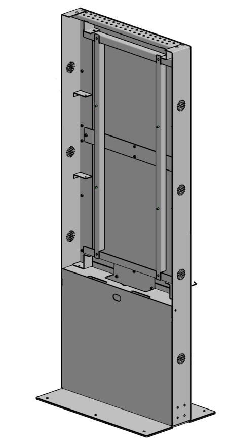 ERGONOMIC SOLUTIONS - EET090-02 - Boîtier simple intérieur pour LH5554UHS-B1AG -NOIR-