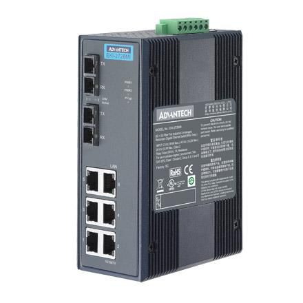 ADVANTECH DLOG - EKI-2728SI-AE - 6G,2G SM Ethernet non géré