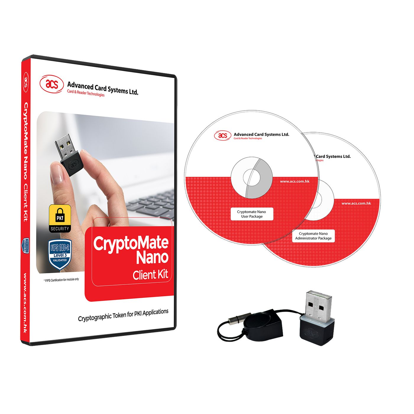 ACS - EVK-ACOS5T - Kit client CryptoMate Nano CK
