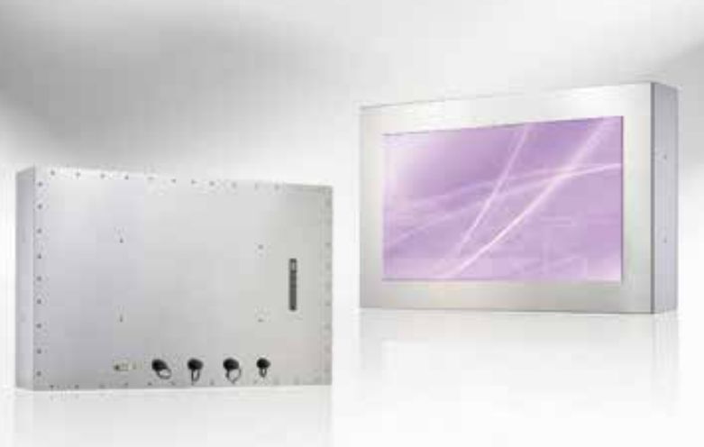 WINSONIC - FCH4304-WH35L0-0000D-G30 - Châssis IP66 en acier inoxydable 304, w43" LCD,1920x1080,LED-350nits,VGA,HDMI, w/o-Speaker,AC-IN, IP66 cables