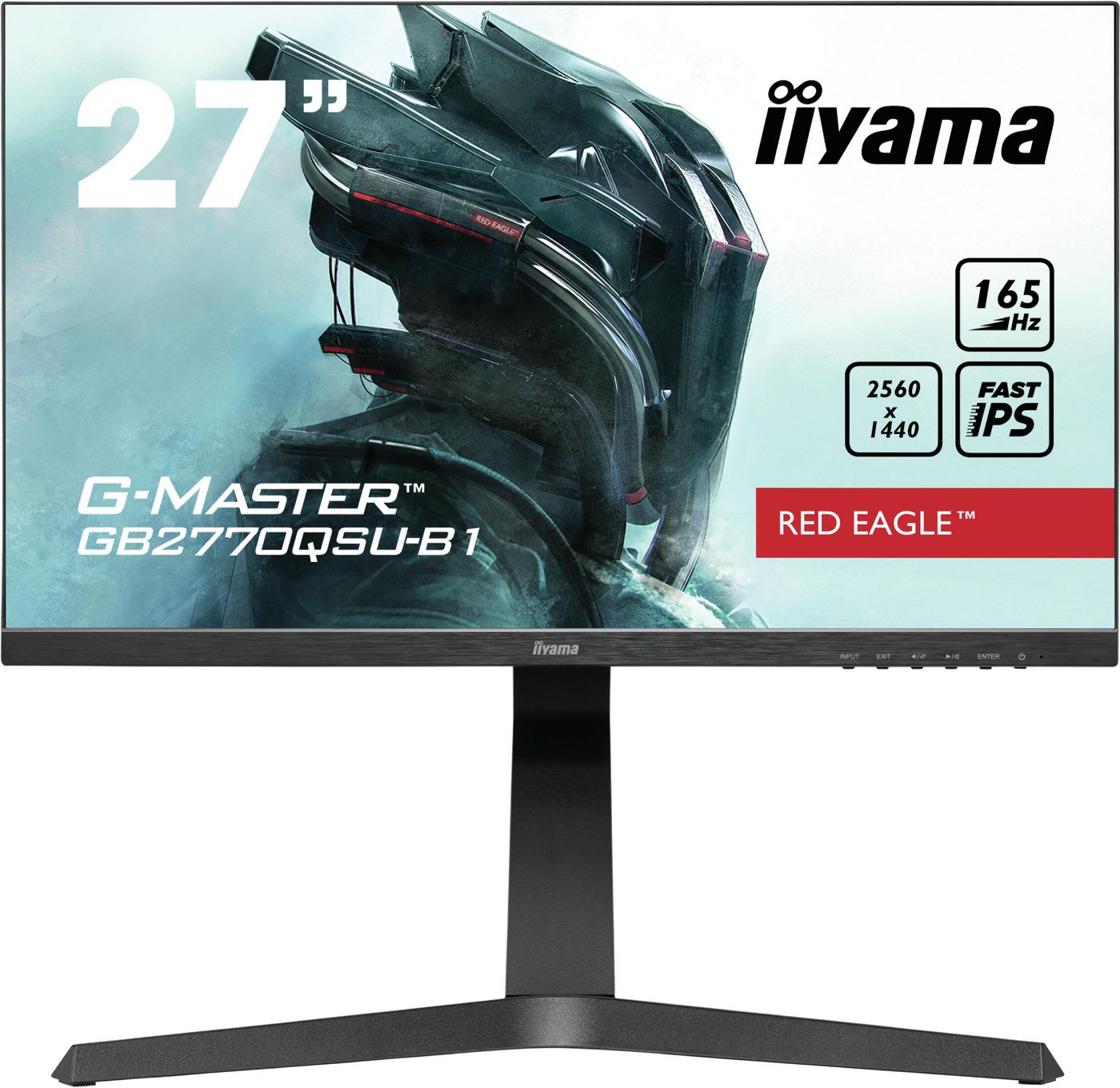 IIYAMA - GB2770QSU-B1 - 27 ETE FAST IPS GAMING G-MASTER rouge EAGLE FREESYNC PREMIUM 2560X