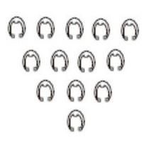 ZEBRA - HW45947 - Ring e yel 100 cnt