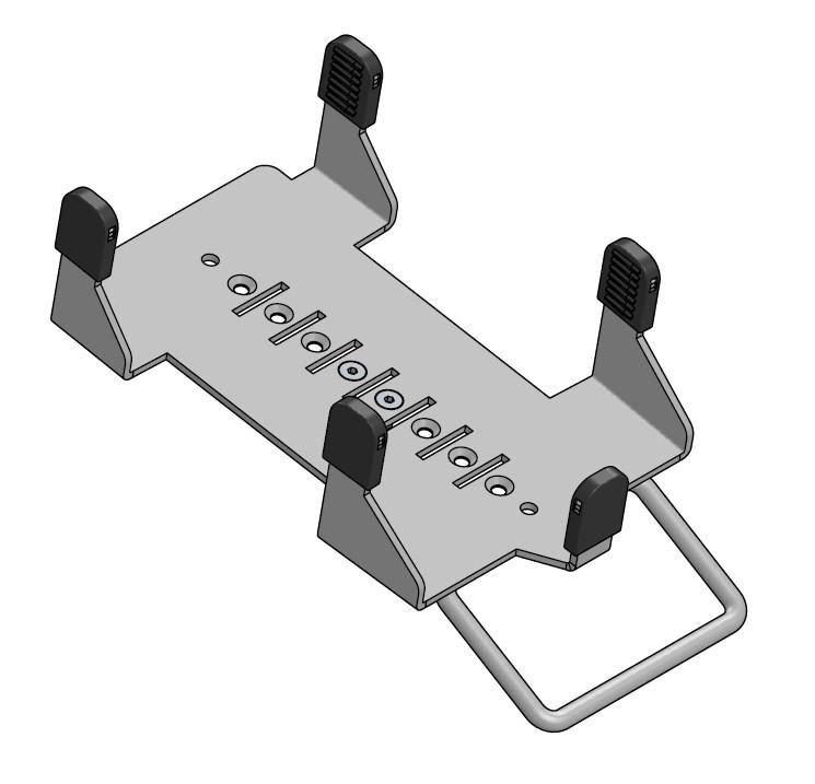 ERGONOMIC SOLUTIONS - ING3381-MH-02 - Ingenico 3380 MultiGripÉ (avec poignée) - NOIR