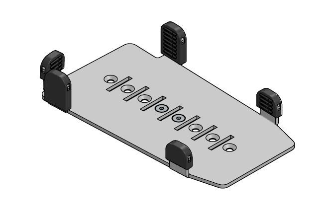 ERGONOMIC SOLUTIONS - ING3501-MN-02 - IPP320/350 Plaque MultiGrip, sans poignée