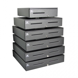 APG CASH DRAWER - JD520-BL1816-M1 - APG E4000 Series, noir, acier inoxydable