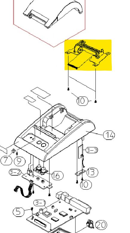 BIXOLON - KF05-00011A - Assy-mecha (smp685lkc) pour stp-103iii