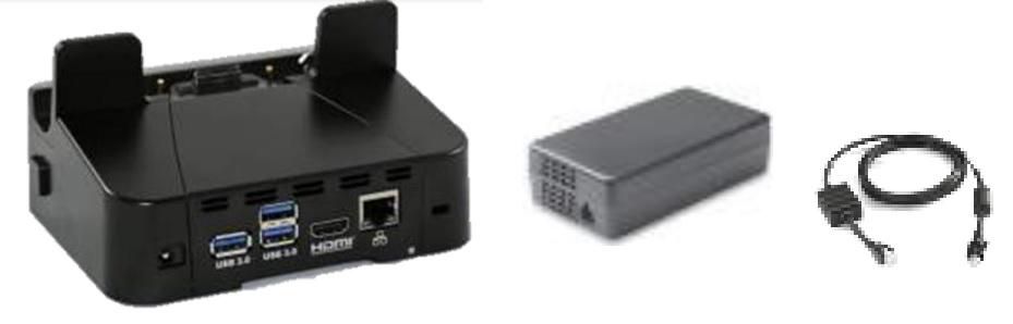 ZEBRA - KIT-ET5X-CRD-01 - Kit de socle de communication et de chargement à fente unique Zebra