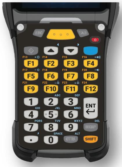 ZEBRA - KYPD-MC9334FNR-01 - Clavier Zebra, 34 touches