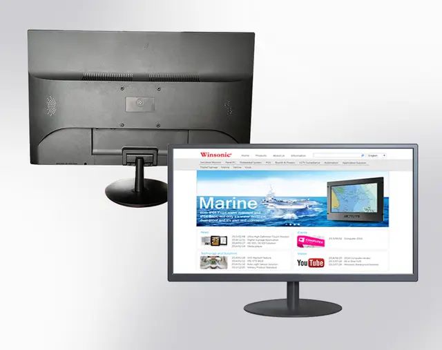 WINSONIC - L270A-QF30L0-0000R-PCT31 - Moniteur LCD 27", plastique, 3840x2160, LED- 300nits, VGA, HDMI, DP, AC-IN avec PWR intégré, Pcap touch Interface USB