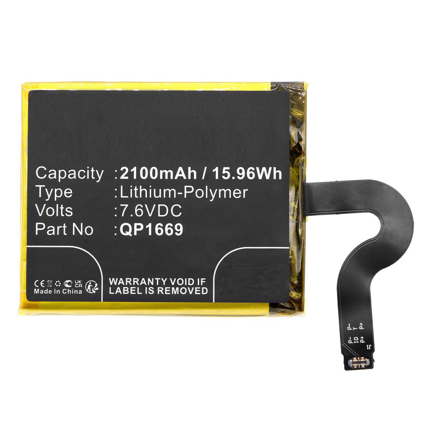 CoreParts - MBXPOS-BA0620 - Batterie 15.96Wh 7.6V 2100mAh pour terminal de paiement Sunmi