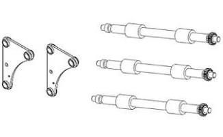 ZEBRA - P1015409 - Rouleaux d'entrainement (3) ttp2100 kr403