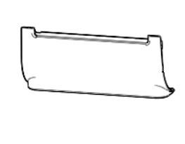 ZEBRA - P1080383-019 - Kit lunette avant standard zd420c/t zd620t