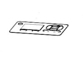 ZEBRA - P1080383-237 - Kit plaque signalétique avec lcd zd620t