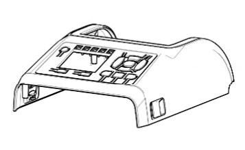 ZEBRA - P1080383-427 - Kit, assemblage du capot pour modèles standard sans lcd (inclut la fenêtre média), zd620d