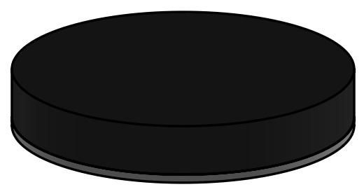 ERGONOMIC SOLUTIONS - P22170-02 - Feutre Ø10mm x 1,5mm d'épaisseur, EVA noir (T=1,5, shore 25)