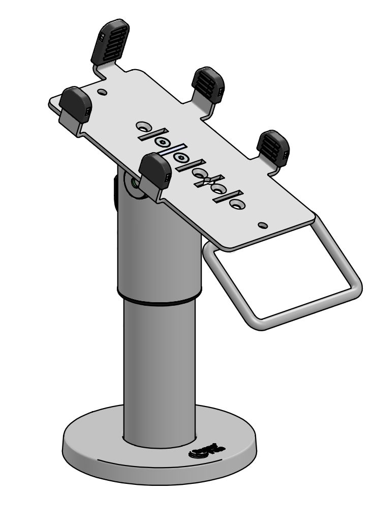 ERGONOMIC SOLUTIONS - PAX035-D-02 - PAX A35 Duratilt, SP1, 120mm (avec poignée) (Noir)