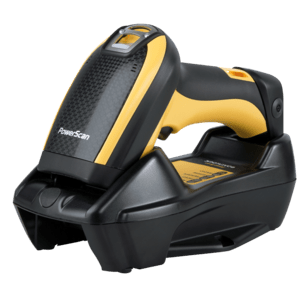 DATALOGIC PSC - PBT9100-RBK20EU - Datalogic PBT9100, bluetooth, 1D, multi-IF, en kit (RS232), batterie amovible, noir, jaune