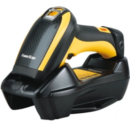 DATALOGIC PSC - PBT9500-HPRBK10EU - Datalogic PowerScan PBT9500, bluetooth, 2D, HD, courtes distances, WA, en kit (USB), batterie amovible, noir, jaune