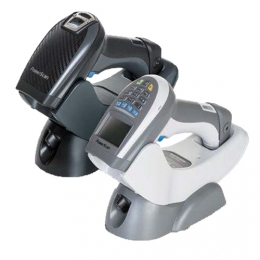 DATALOGIC PSC - PM9500-BK433-RTK10 - Datalogic PM9500-RT, 2D, courtes distances, en kit (USB), batterie amovible, noir, gris