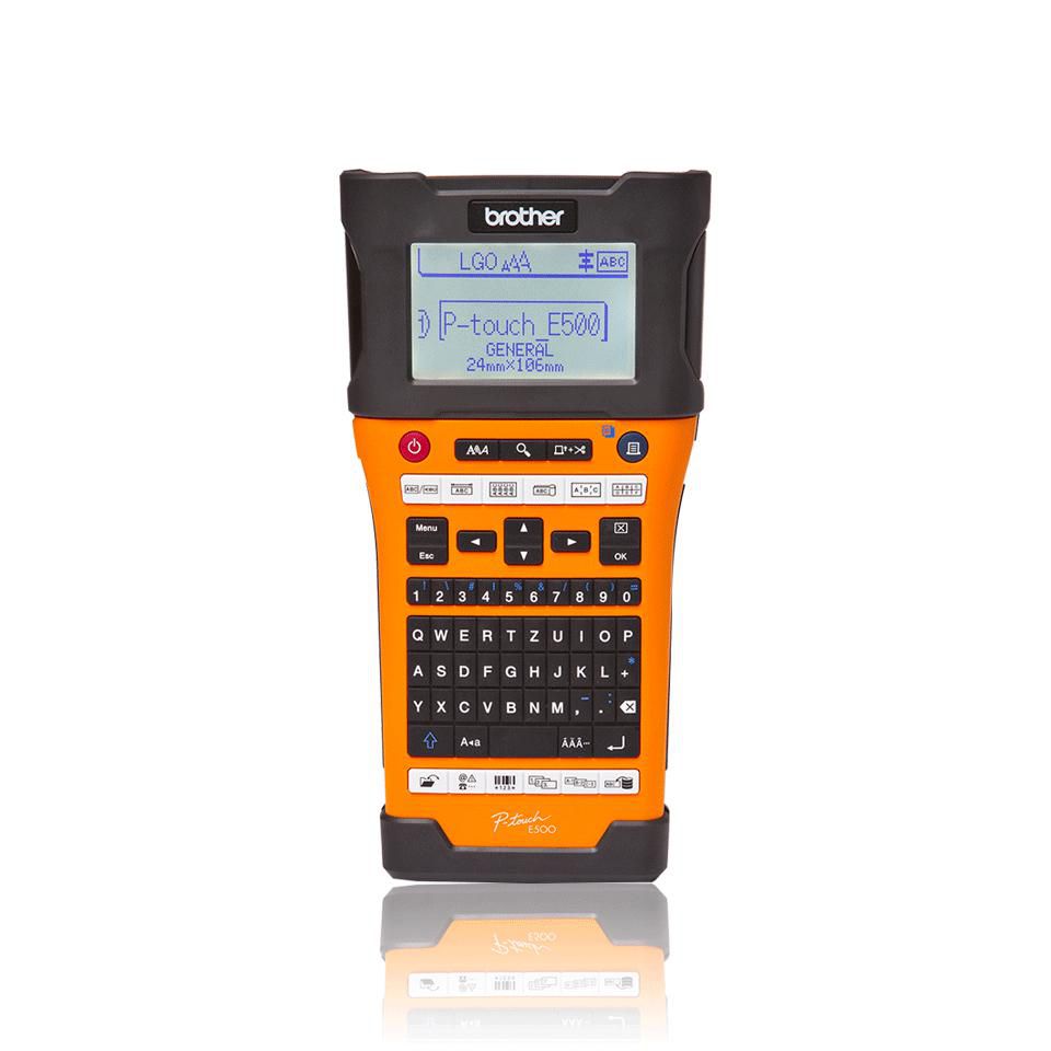 BROTHER - PTE500VPG1 - Outil d'étiquetage portatif industriel largeur etiquette 3.5-24mm 180dpi en