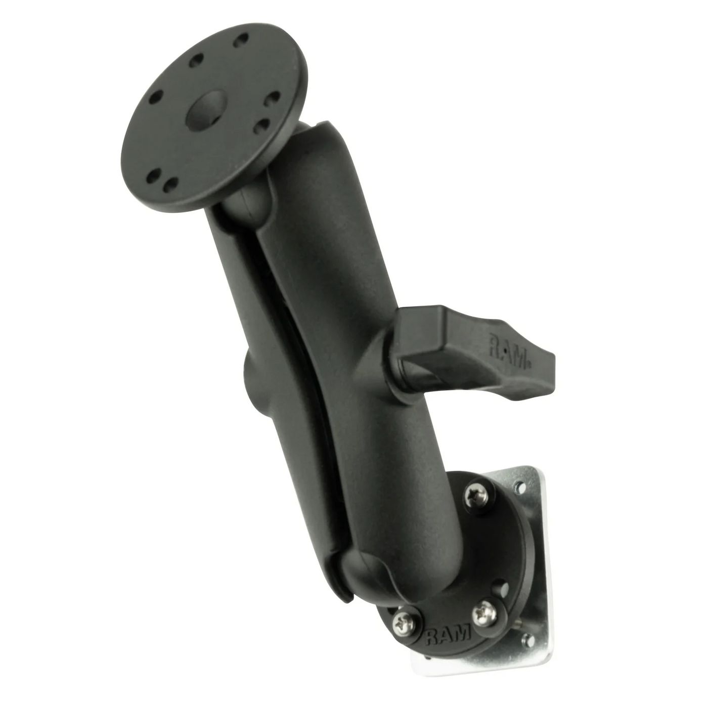 RAM Mounts - RAM-101-225B2U - UNPKD. RAM MOUNTS - SUPPORT DE BOULE DOUBLE AVEC PLAQUE DE SUPPORT ET QUINCAILLERIE