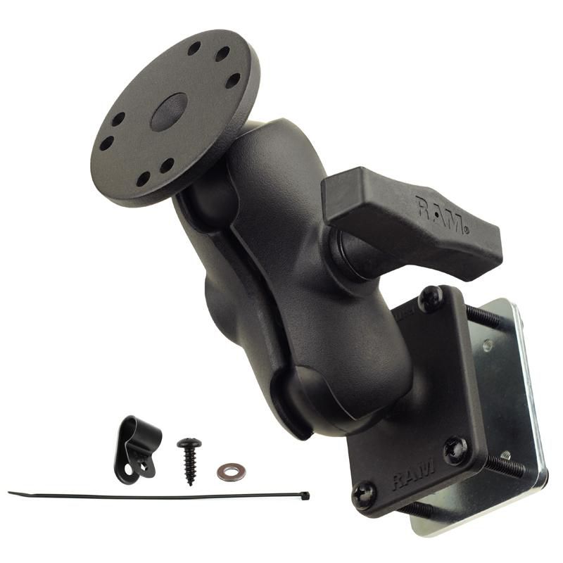 RAM Mounts - RAM-101-B-SAE1P-2U - UNPKD. MNT AVEC 2 BASES 2 1/2" POUR 10 ÉCROUS SEULEMENT