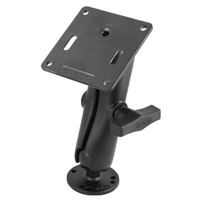 RAM Mounts - RAM-101U-2461 - Kit VESA 75 mm, support à double bille de taille C avec plaque VESA 75x75mm, 589 g, 186.7 mm