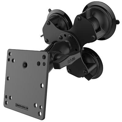 RAM Mounts - RAM-101U-B-SPX1 - RAM MOUNTS PLAQUE VESA TRIPLE ASPIRATION