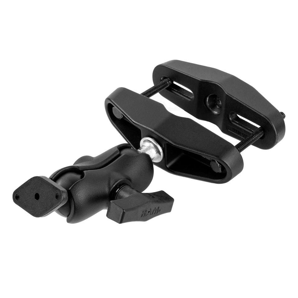 RAM Mounts - RAM-102U-B-247 - RAM Mounts RAM 1.75" - 4" SQUARE POST  CLAMP BASE WITH 1.5" BALL,  bras court, AND DIA BASE