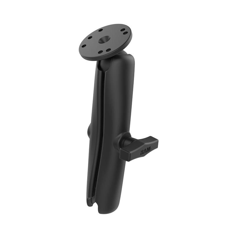 RAM Mounts - RAM-103U-D - UNPKD RAM MOUNT W/ 1 RAM-202 2 1/2" DIA. ET BRAS LONG Bras à double douille, 748 g, 1 pièce(s)