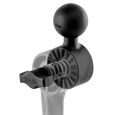 RAM Mounts - RAM-114BGU - Adaptateur de la rainure du cliquet de la tige du bélier
