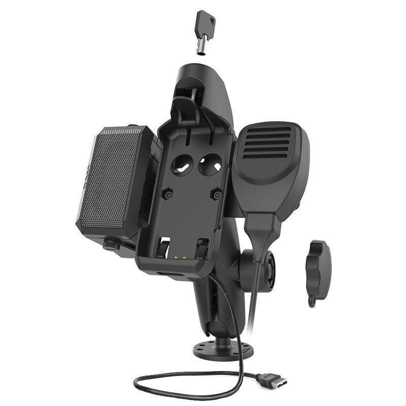 RAM Mounts - RAM-138-S-SNM1PL-V7B1U - UNPKD RAM POWERED KEYED LOCKING CRADLE AND PIN-LOCK MOUNT FOR SONIM XP5S