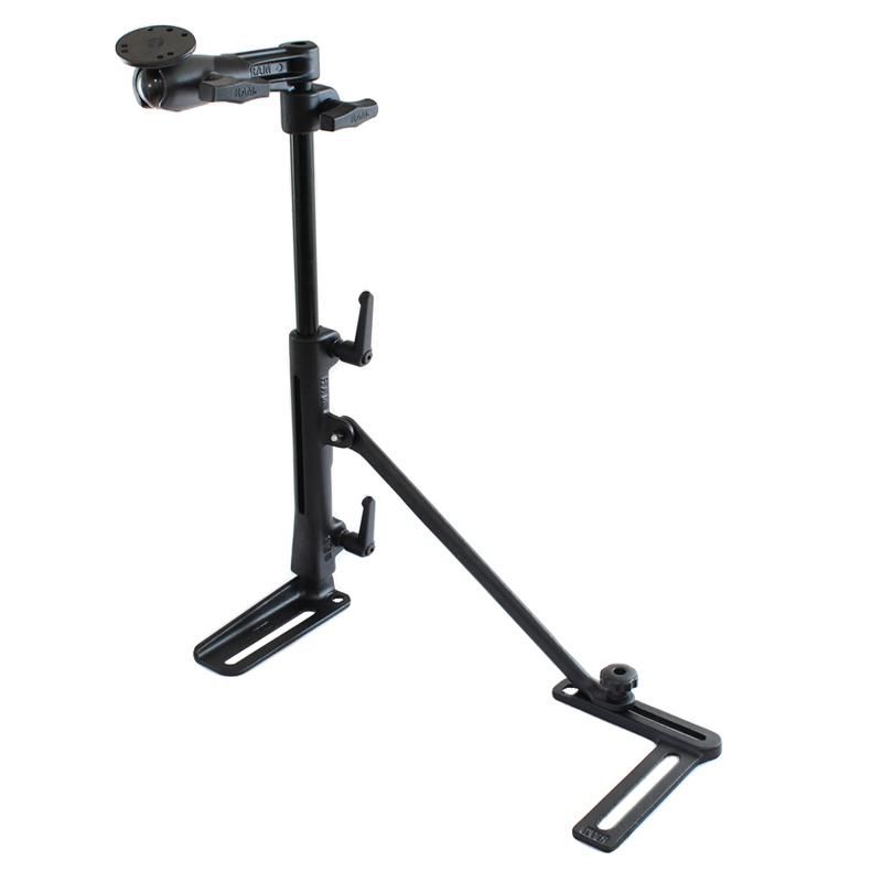 RAM Mounts - RAM-160-1U - RAM SEAT RAIL SYS W/ 1 SWING ARM and BALL