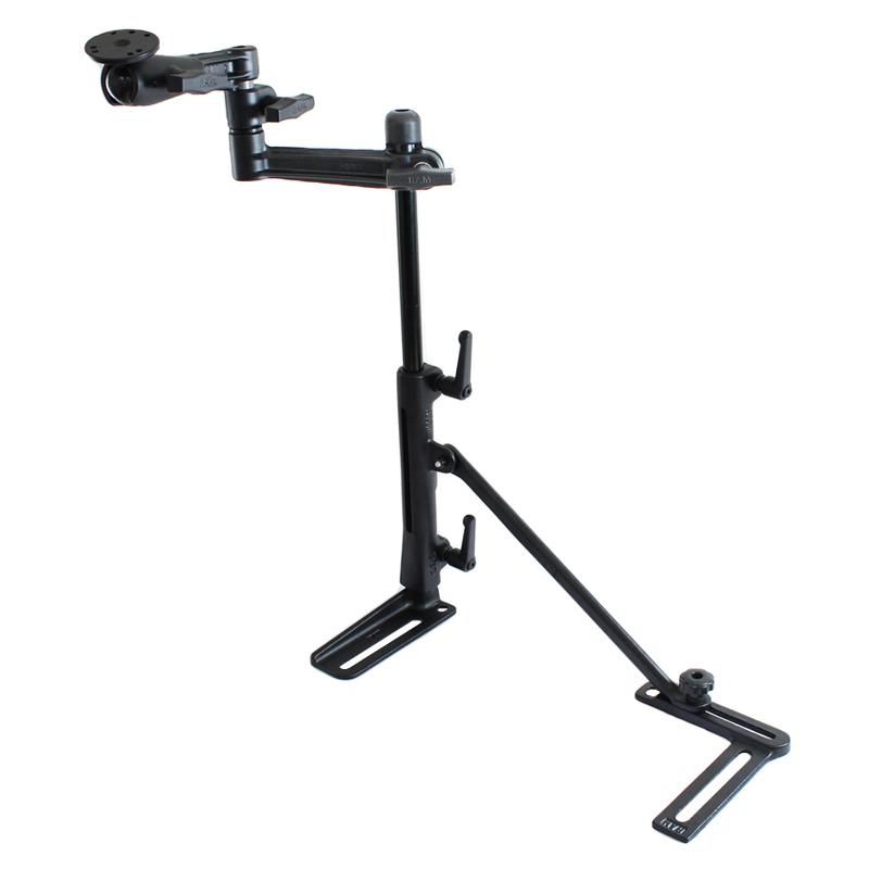 RAM Mounts - RAM-160-2U - RAM SEAT RAIL SYS W/ 2 SWING ARMS and BALL