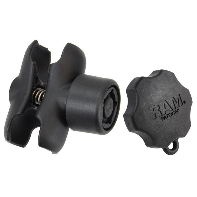RAM Mounts - RAM-201-BSU - UNPKD RAM SECURITY DBL BALL SOCKET ARM