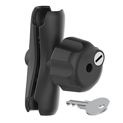 RAM Mounts - RAM-201LU - UNPKD RAM DBL SOCKET ARM W/ LOCK KNOB