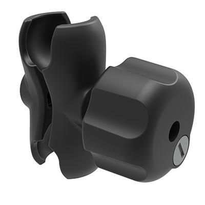 RAM Mounts - RAM-201U-BL - UNPKG RAM DBL SOCKET ARM C BALL B LOCK
