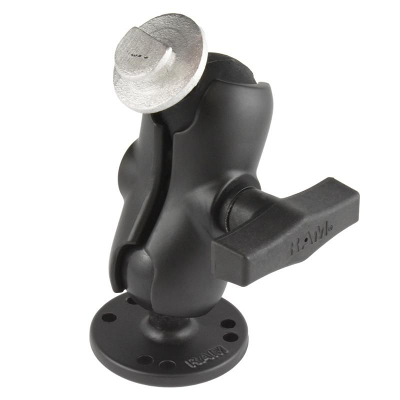 RAM Mounts - RAM-202-B-368U - UNPKD RAM MALE BELT CLIP CASTING ROUND