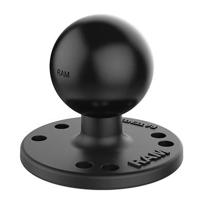 ZEBRA - RAM-202U - Ram 2.5 round base with the amps hole p