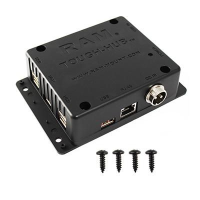 RAM Mounts - RAM-234-HUB1U - UNPK RAM USB TOUGH HUB Tough-Hub Hub durci à 6 ports, USB 2.0, USB 2.0, 100 Mbit/s, noir, composite, 5 V