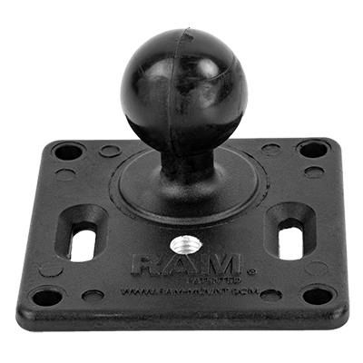 RAM Mounts - RAM-2461U-EXT1 - RAM 3 5/8" SQ. 75 MIL. BASE VESA AVEC TROU